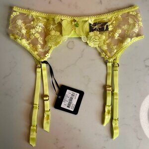 Honey Birdette Whitney Light Green Suspender